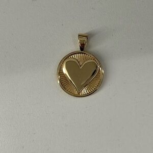 Jane Win Hearts Find Me Pendant Exclusive Petite Coin Necklace